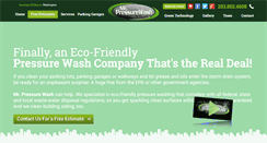 Desktop Screenshot of mrpressurewash.net